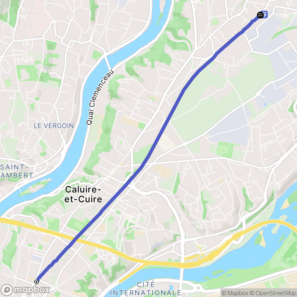 Cuire, Caluire-et-Cuire: routekaart voor buitenactiviteiten - France