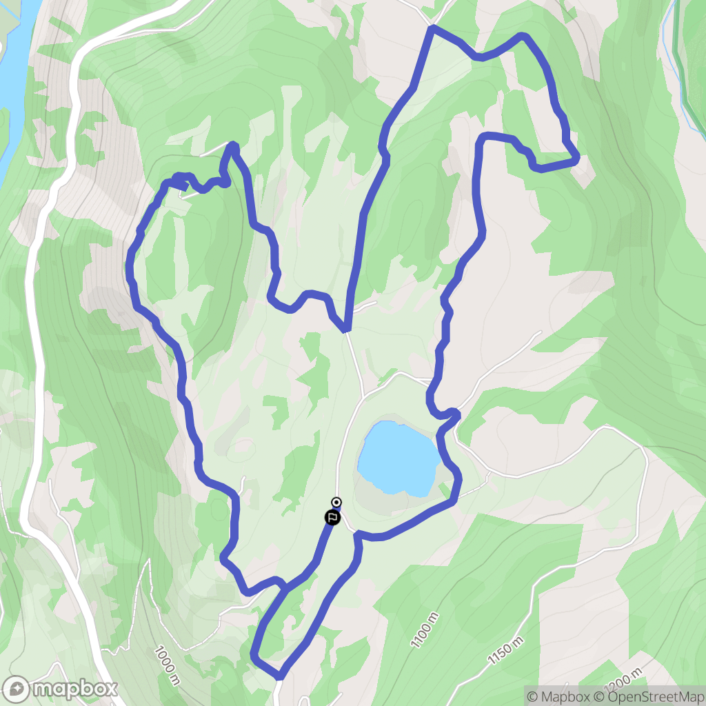 Siguret, Saint-André-d'Embrun : carte du parcours de randonnée - France
