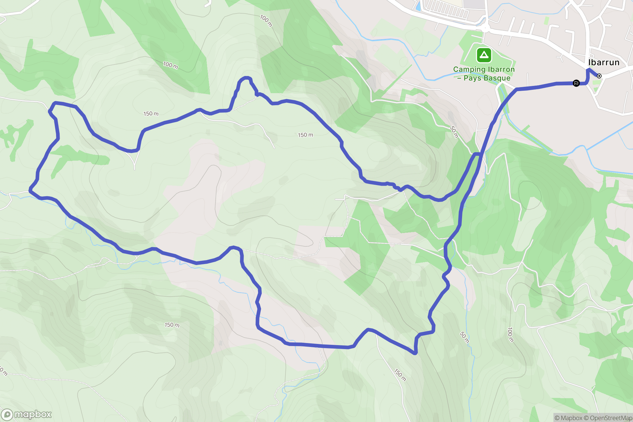 Ibarrun, Saint-Pée-sur-Nivelle: routekaart voor buitenactiviteiten - France