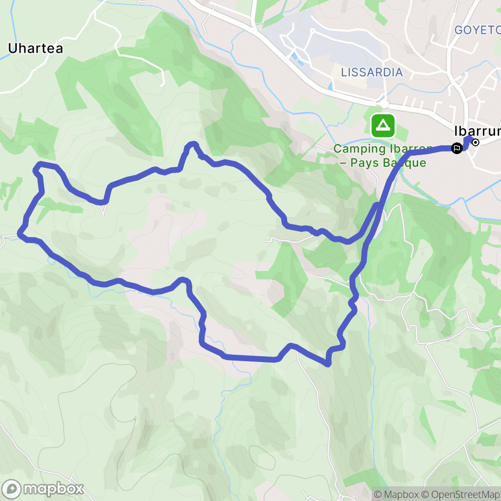 Ibarrun, Saint-Pée-sur-Nivelle: routekaart voor buitenactiviteiten - France