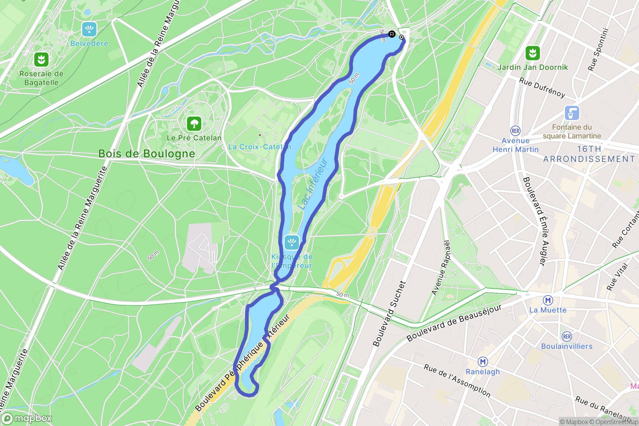 Paris XVIe: routekaart voor buitenactiviteiten - France
