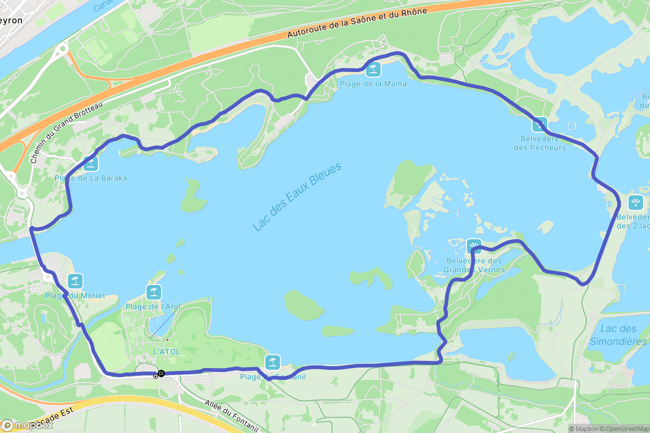 Vaulx-en-Velin: routekaart voor buitenactiviteiten - France