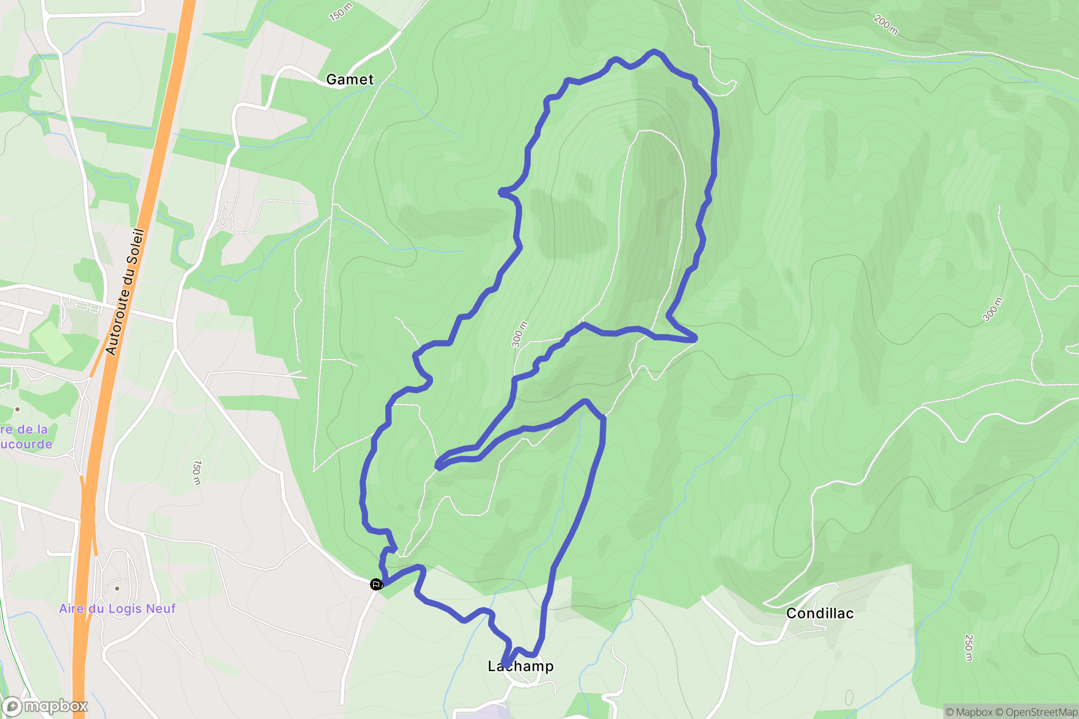 La Coucourde: routekaart voor buitenactiviteiten - France