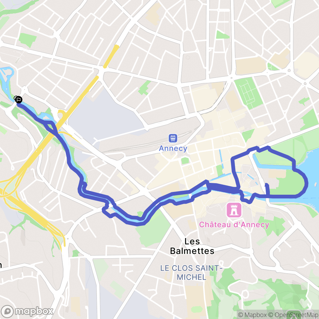 Annecy: routekaart voor buitenactiviteiten - France