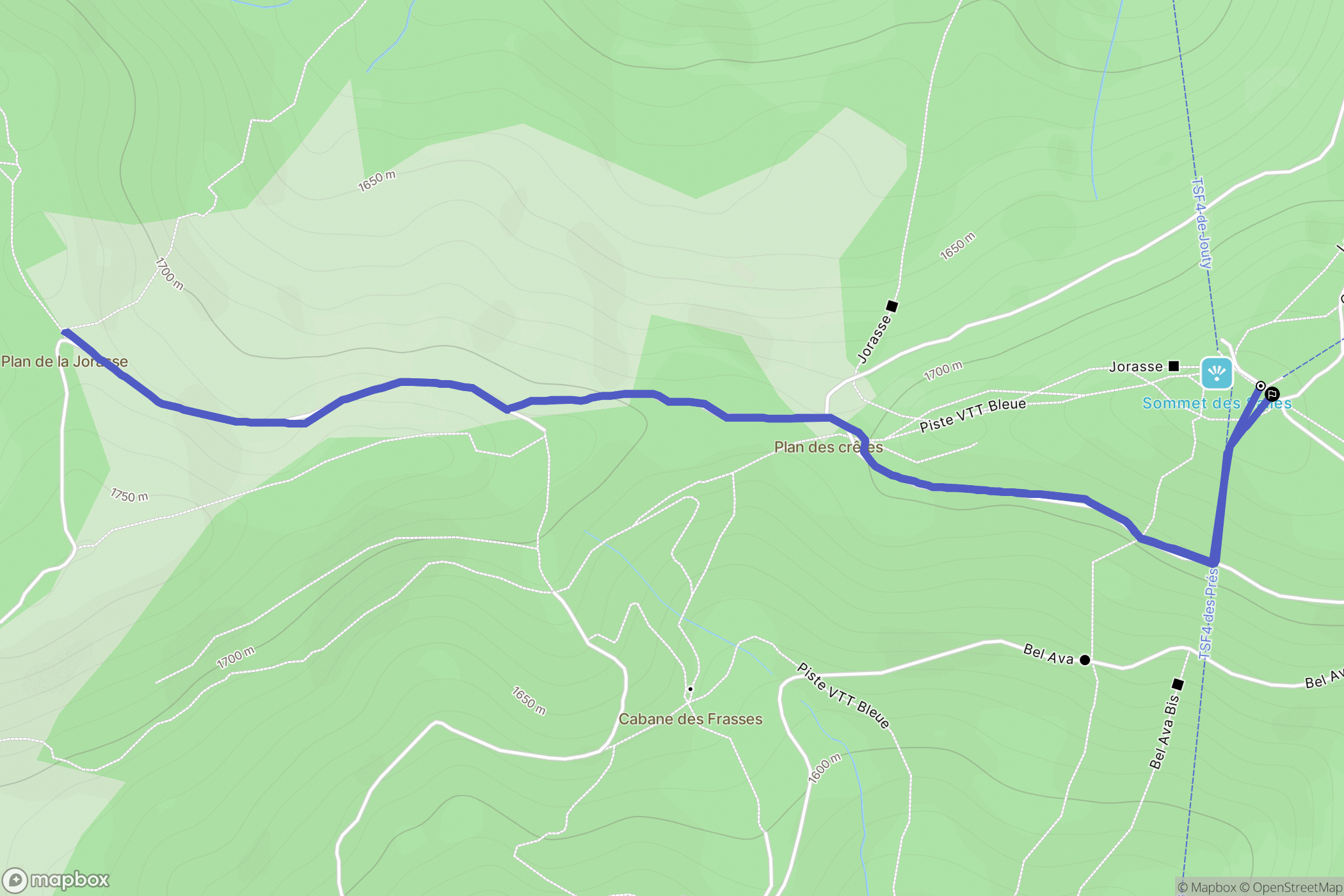 Combloux: routekaart voor buitenactiviteiten - France