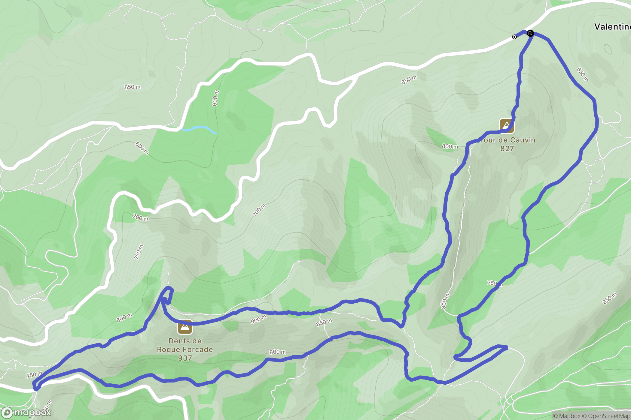 Plan-d'Aups-Sainte-Baume: routekaart voor buitenactiviteiten - France