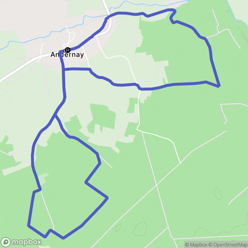 Andernay: routekaart voor buitenactiviteiten - France