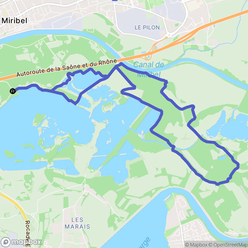 Saint-Maurice-de-Beynost: routekaart voor buitenactiviteiten - France