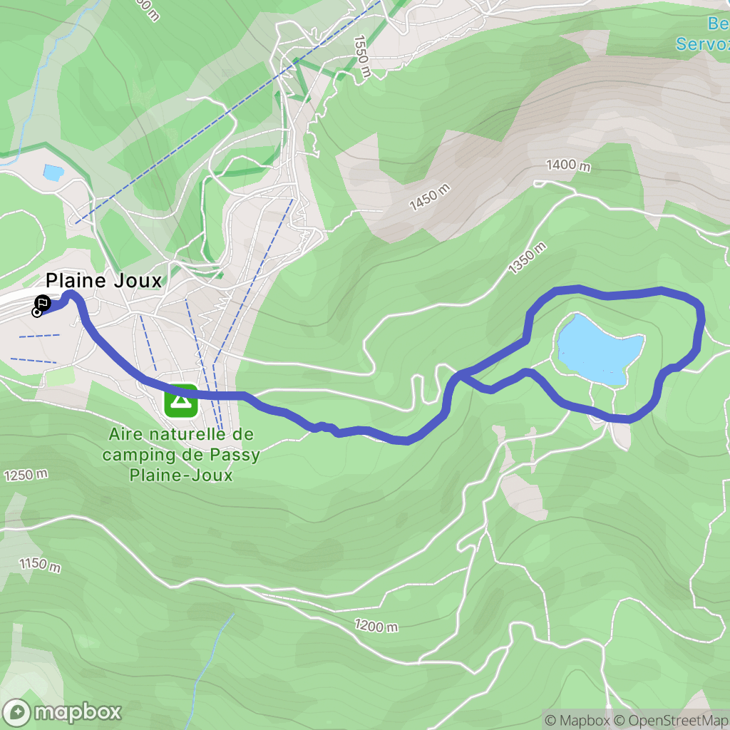 Passy-Plaine-Joux: routekaart voor buitenactiviteiten - France