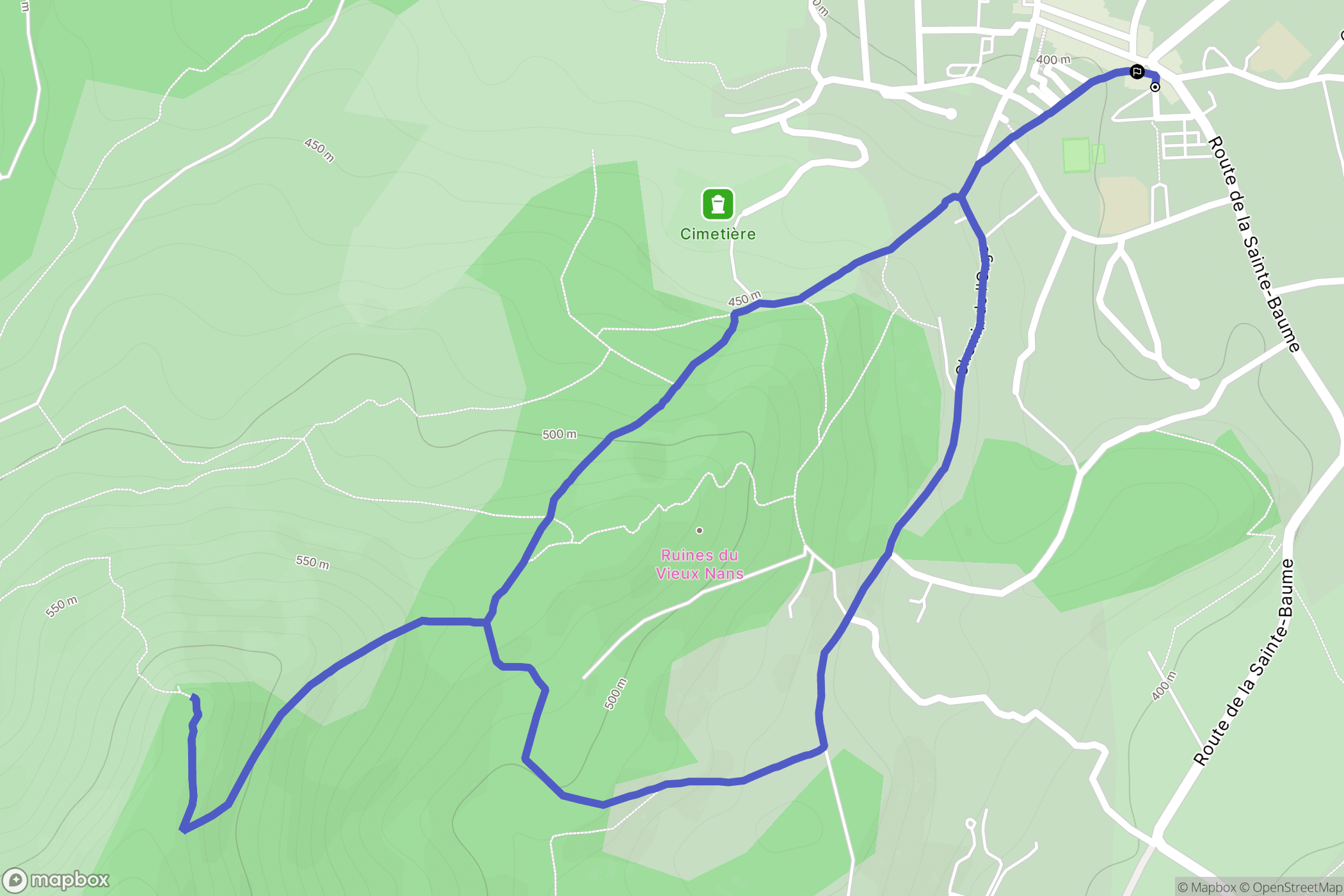 Nans-les-Pins: routekaart voor buitenactiviteiten - France