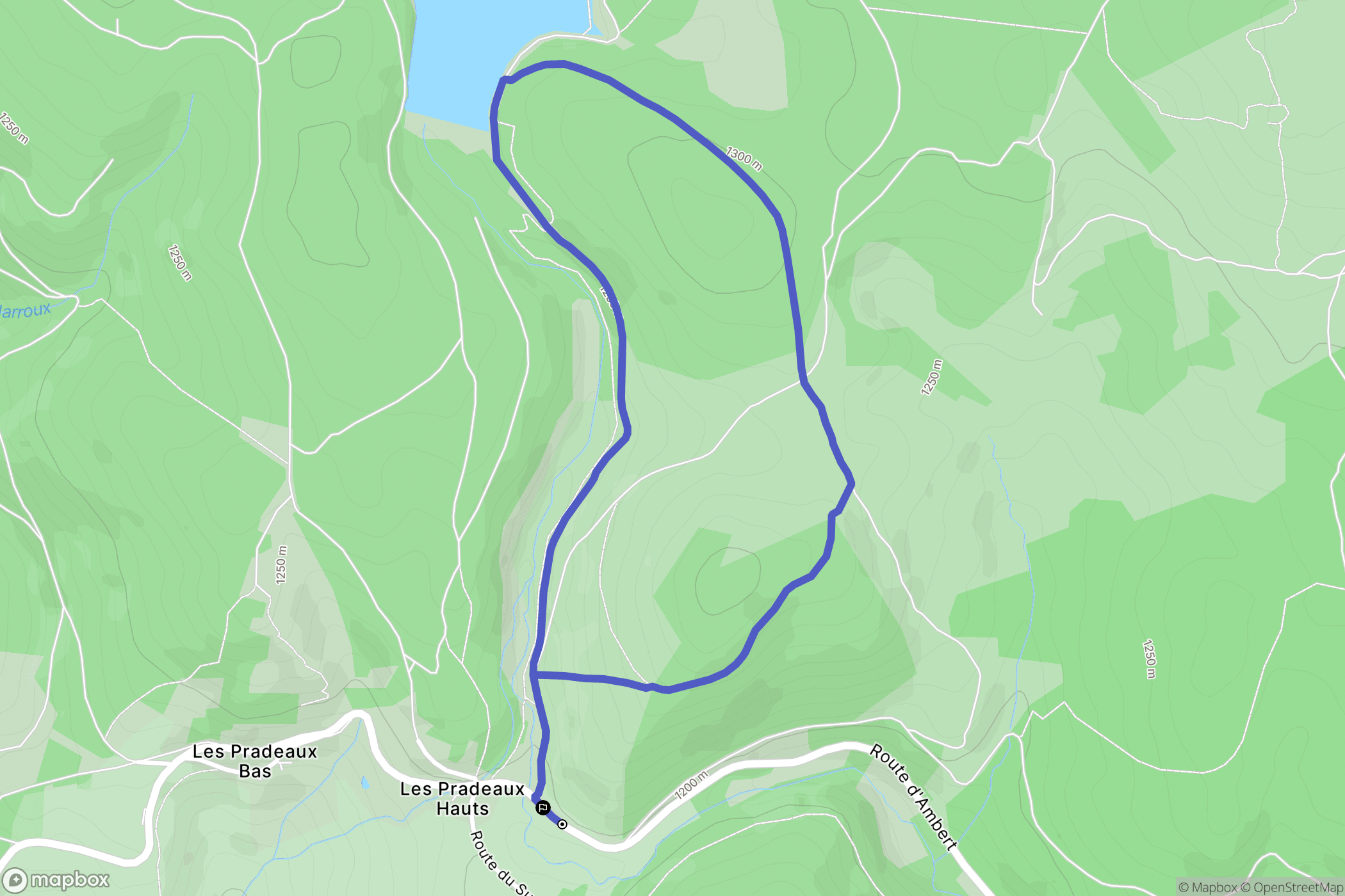 Les Pradeaux: routekaart voor buitenactiviteiten - France