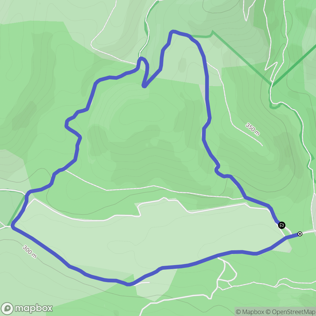 Mérindol : carte du parcours de randonnée - France