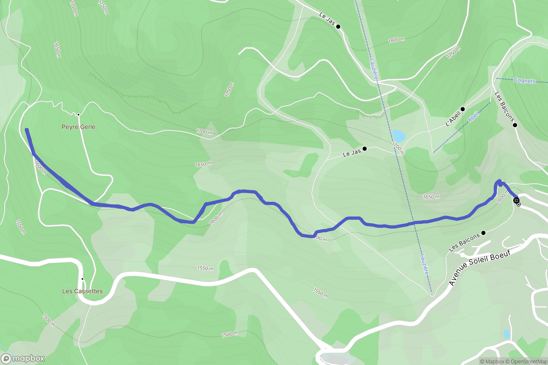 Chaillol: routekaart voor buitenactiviteiten - France