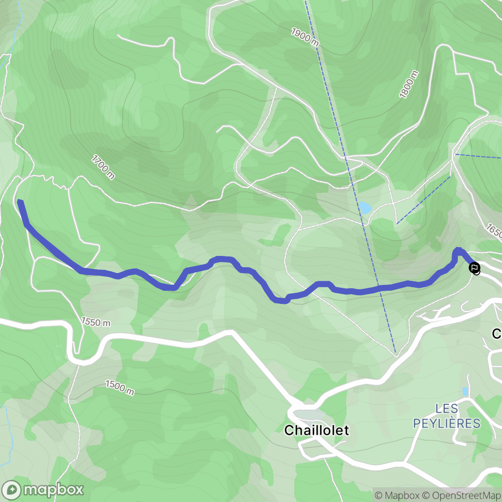 Chaillol: routekaart voor buitenactiviteiten - France