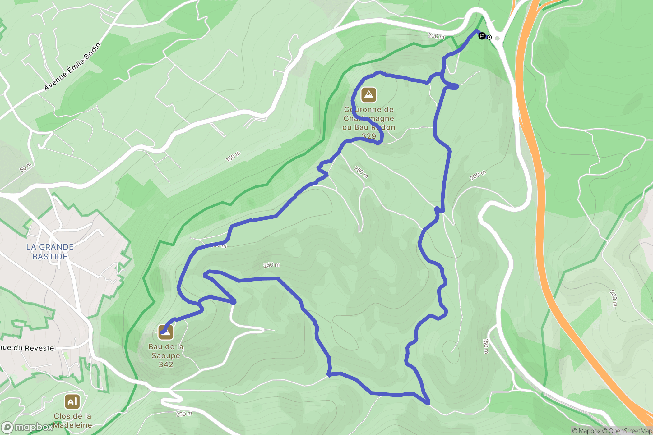 La Ciotat, Cassis: routekaart voor buitenactiviteiten - France
