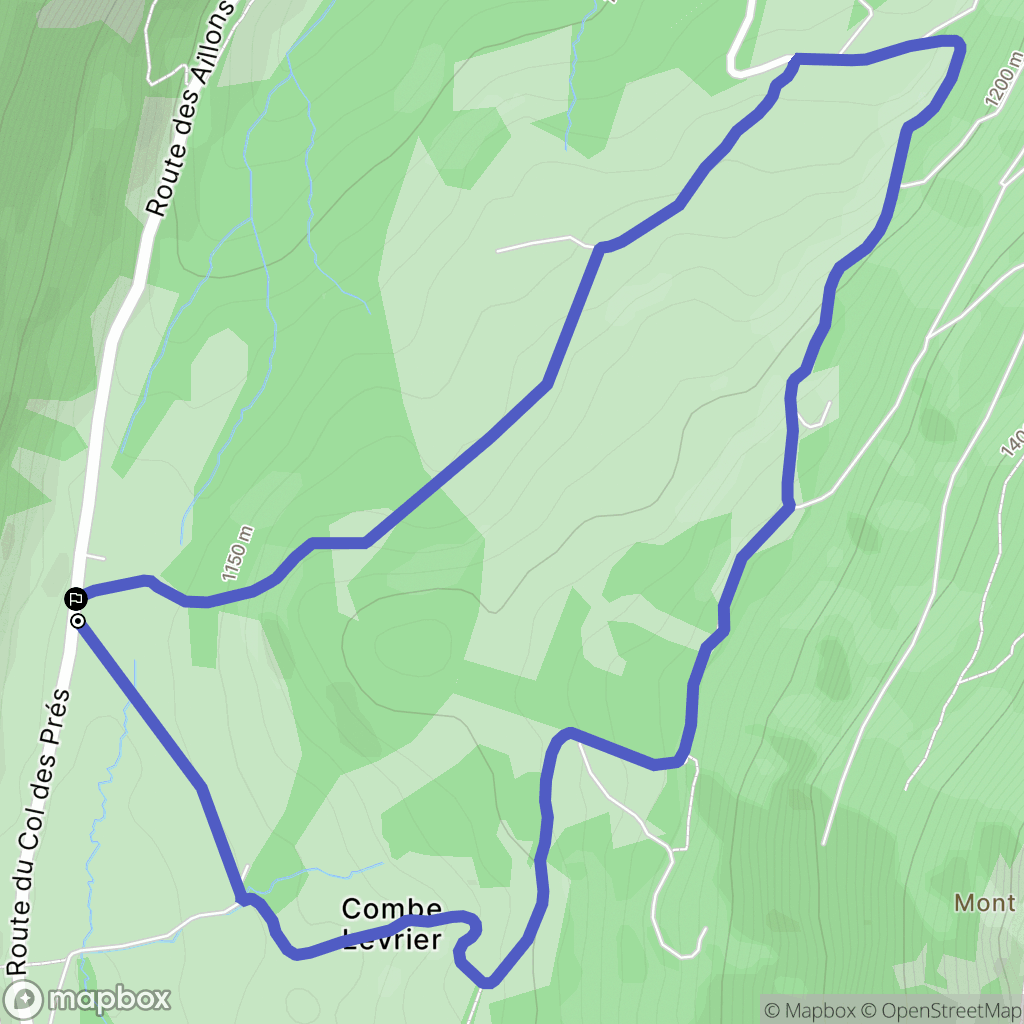 Aillon-le-Jeune: routekaart voor buitenactiviteiten - France
