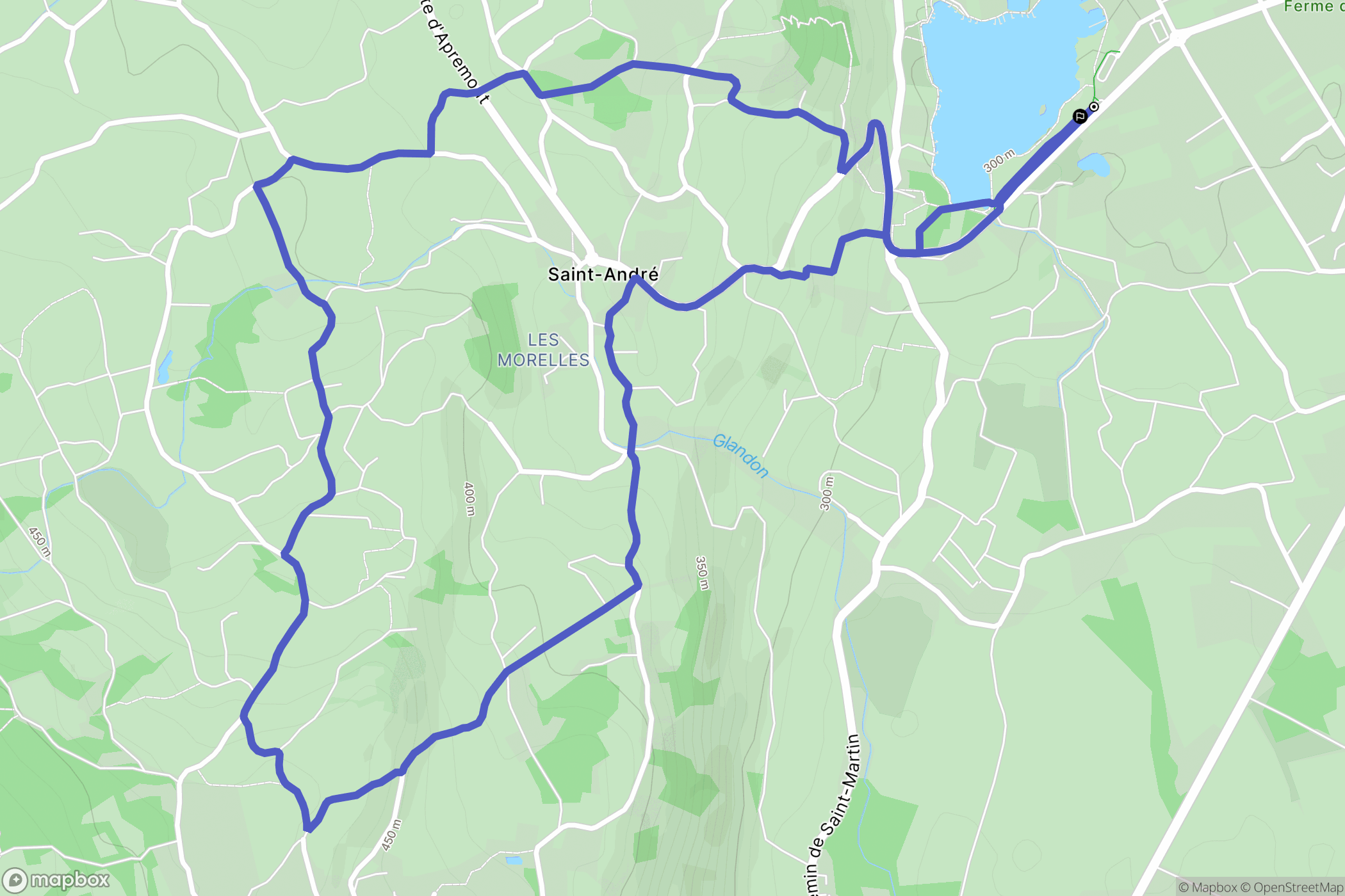 Les Marches: routekaart voor buitenactiviteiten - France