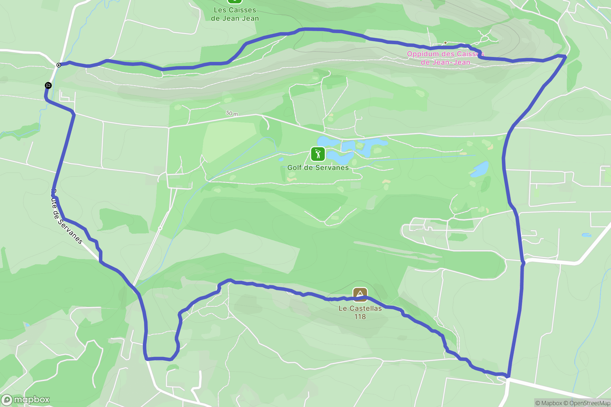 Mouriès: routekaart voor buitenactiviteiten - France