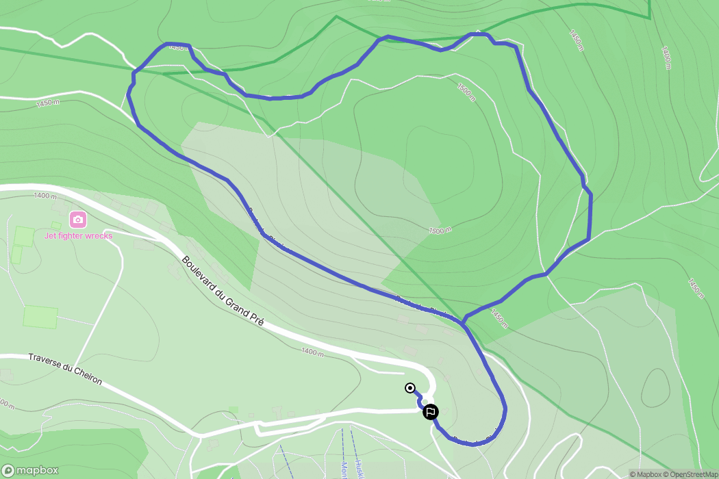 Gréolières les Neiges: routekaart voor buitenactiviteiten - France
