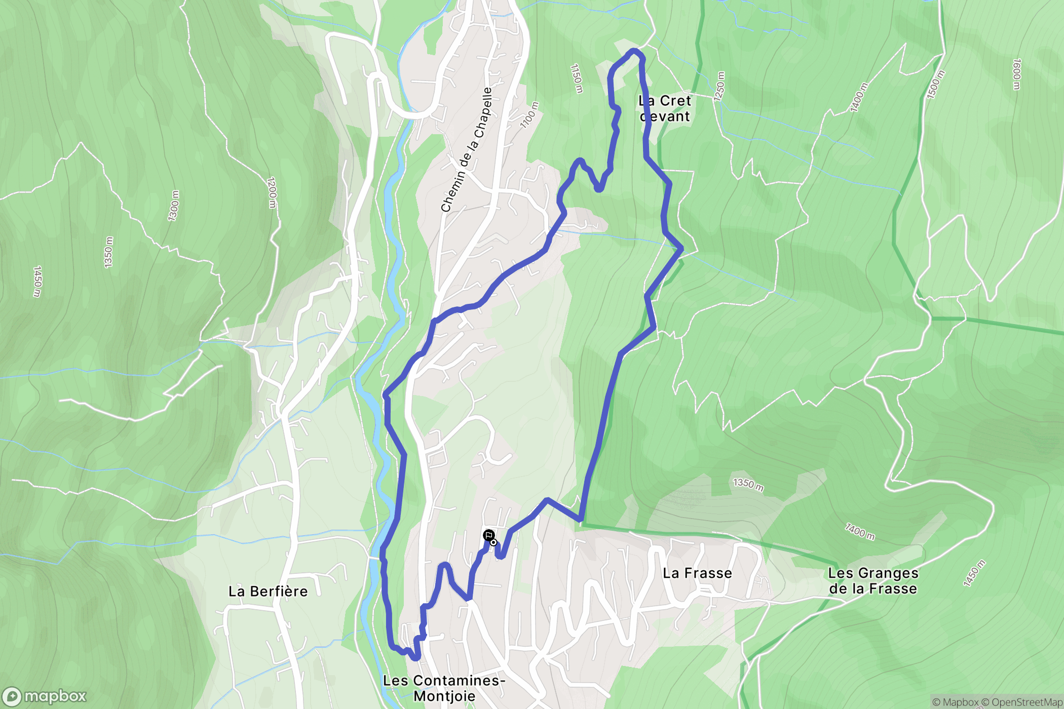 Les Contamines-Monjoie: routekaart voor buitenactiviteiten - France