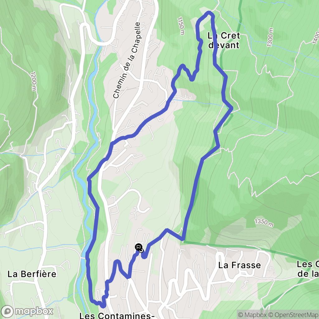 Les Contamines-Monjoie: routekaart voor buitenactiviteiten - France