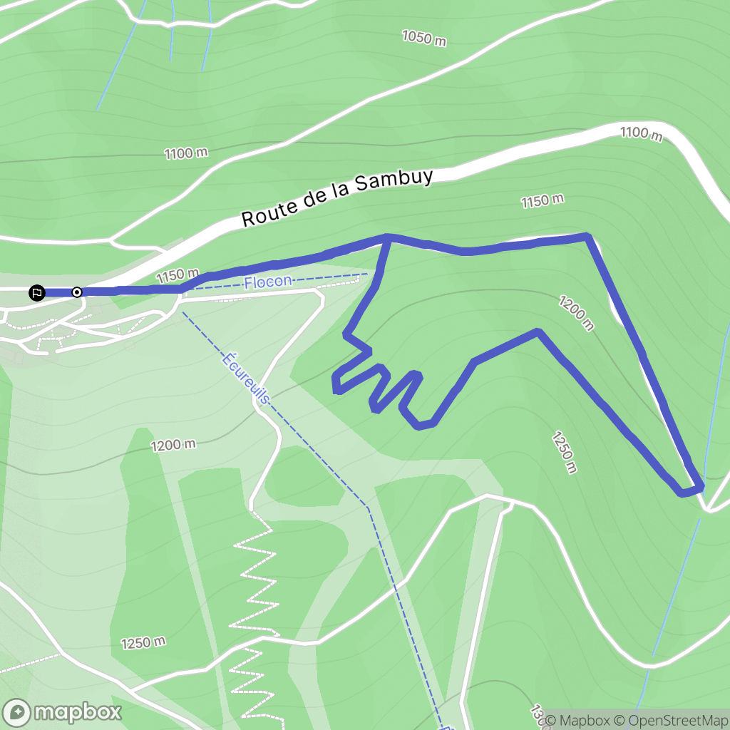 Nant Sec, Seythenex: routekaart voor buitenactiviteiten - France