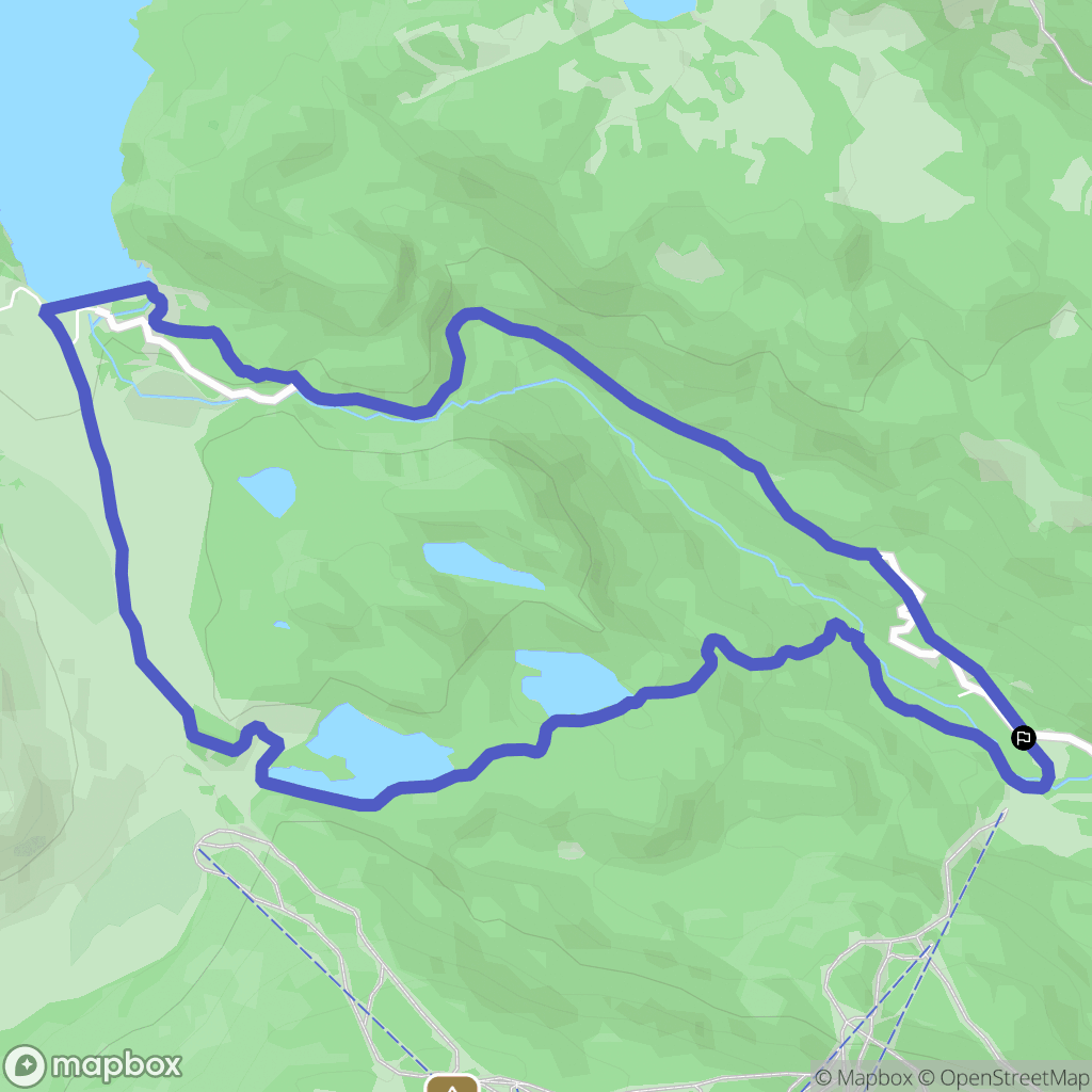 Bolquère (La Llagonne) : carte du parcours de randonnée - France