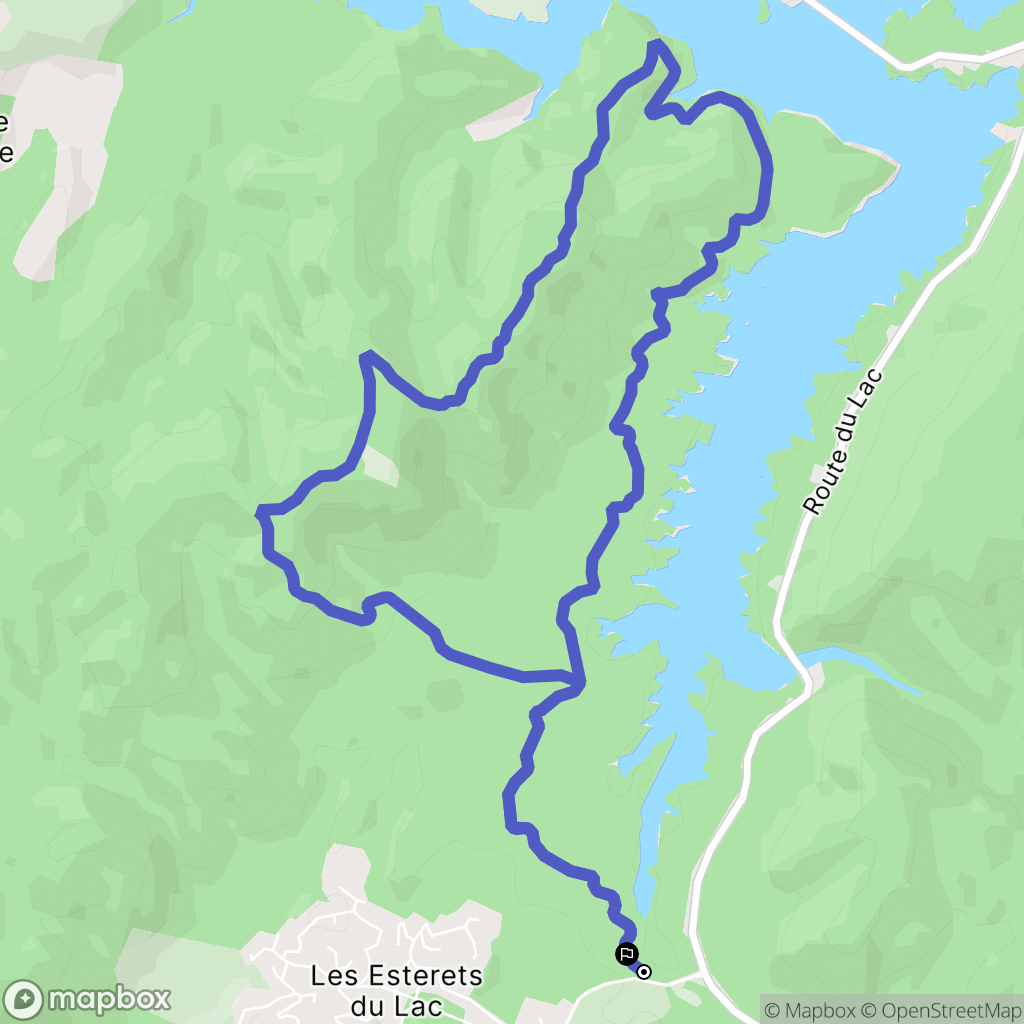 Les Esterets du lac: routekaart voor buitenactiviteiten - France