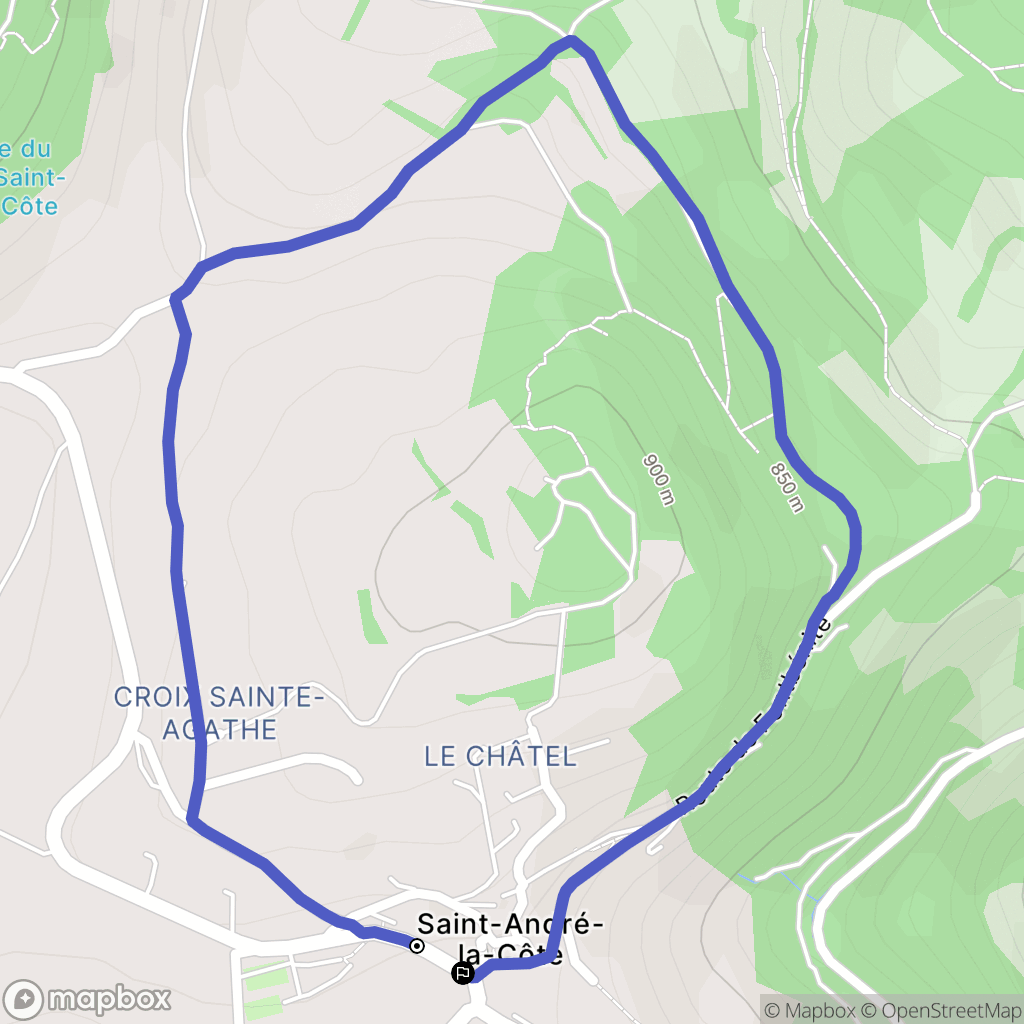 Saint-André-la-Côté: routekaart voor buitenactiviteiten - France
