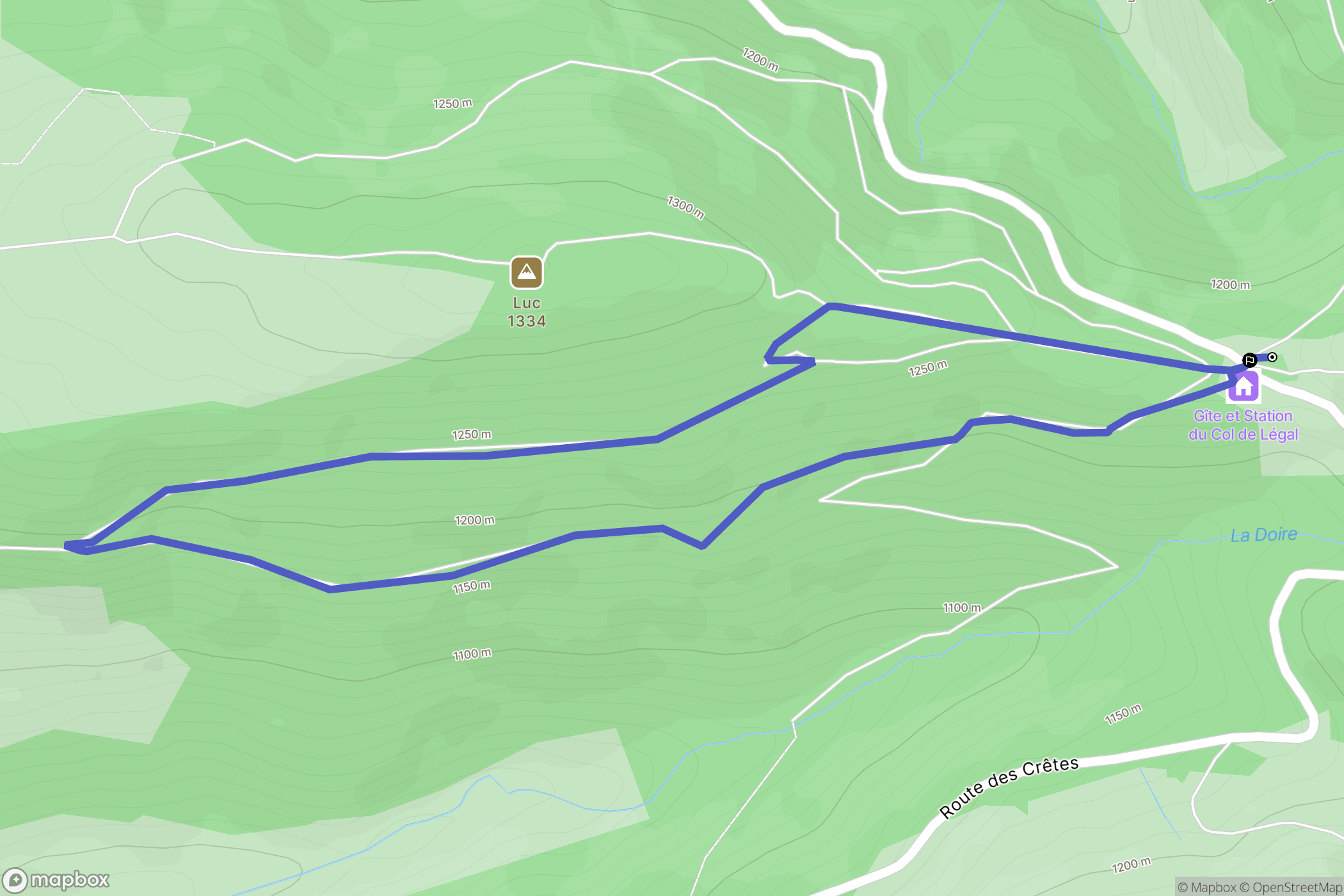 Col-de-Legal: routekaart voor buitenactiviteiten - France