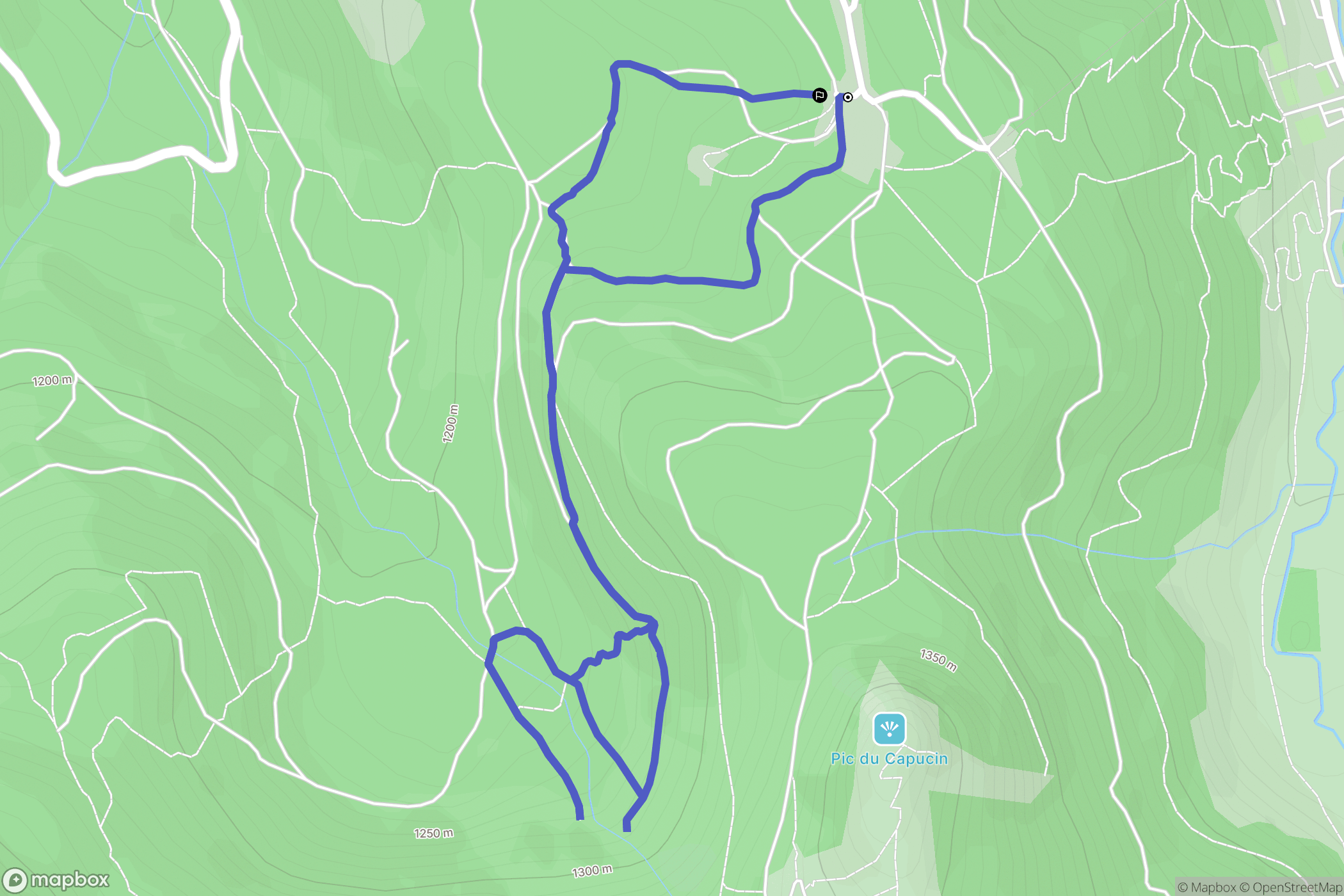 Le Mont-Dore: routekaart voor buitenactiviteiten - France