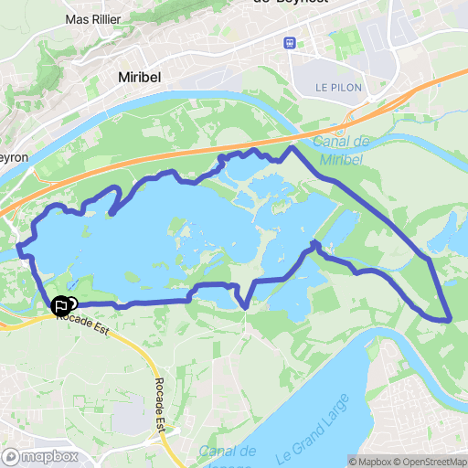 Miribel, Lyon: routekaart voor buitenactiviteiten - France