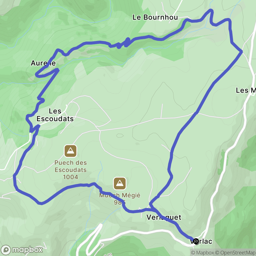 Verlac: routekaart voor buitenactiviteiten - France