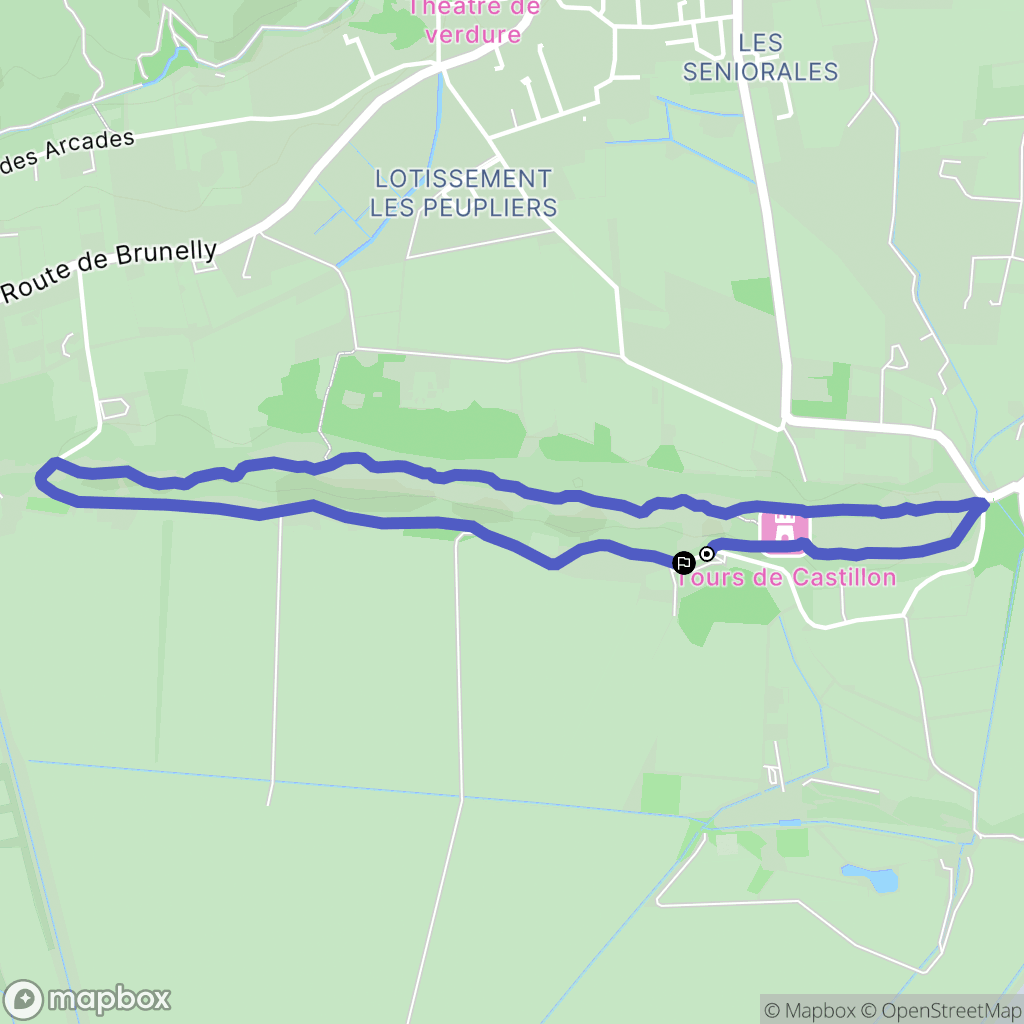 Paradou, Maussane-les-Alpilles : carte du parcours de randonnée - France