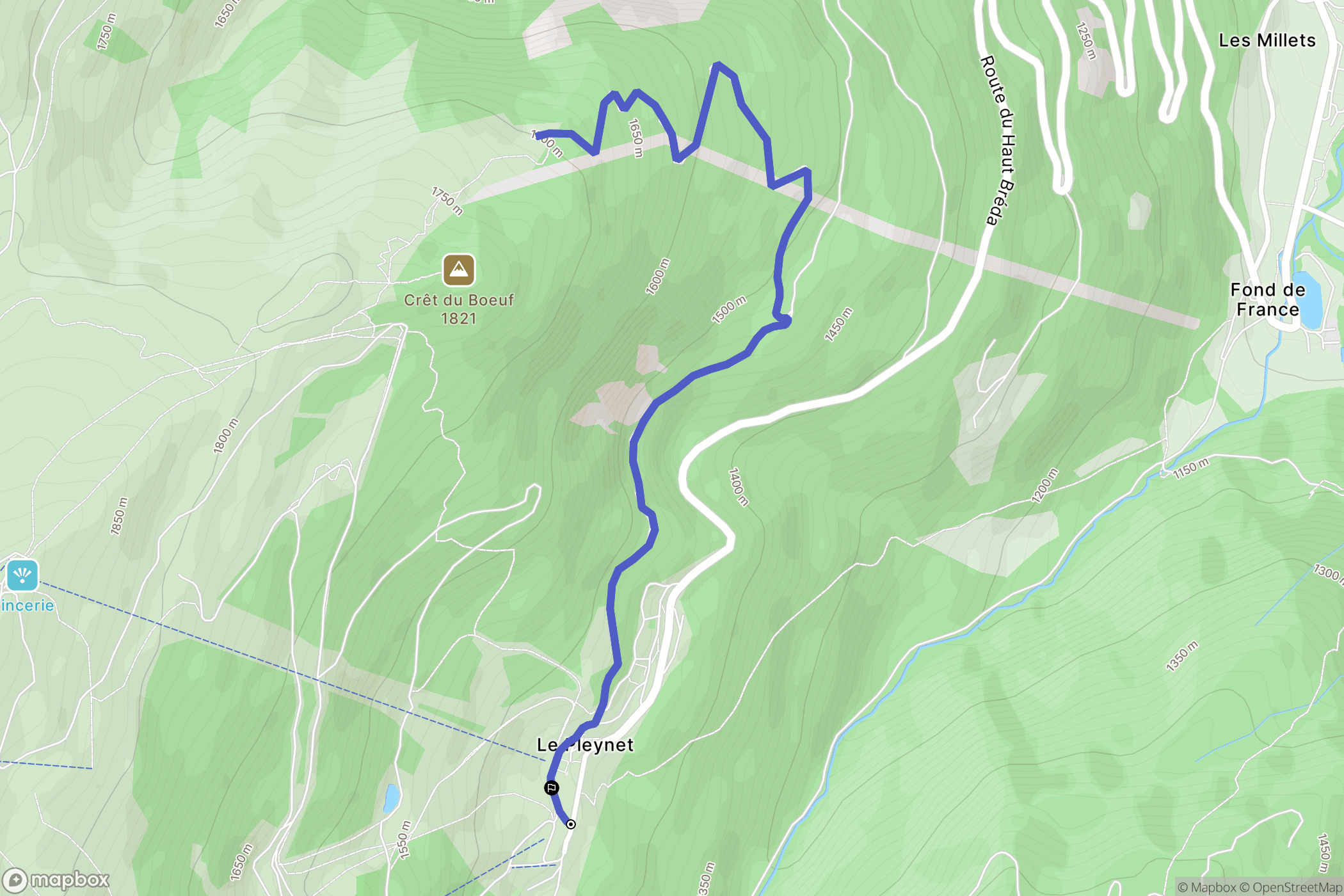 La Ferrière: routekaart voor buitenactiviteiten - France