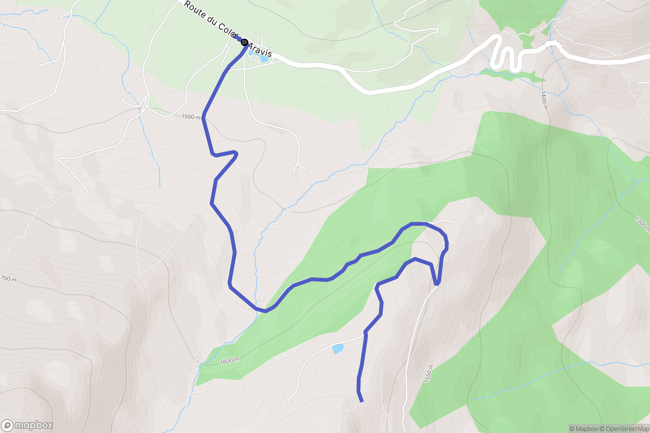 La Giettaz: routekaart voor buitenactiviteiten - France