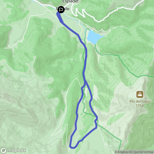 Payolle : carte du parcours de randonnée - France