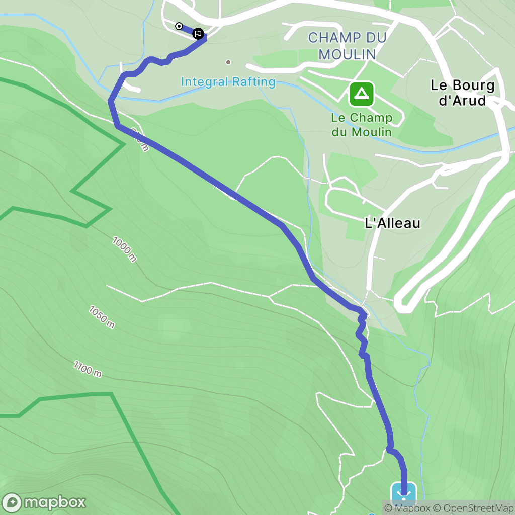 Vénosc: routekaart voor buitenactiviteiten - France