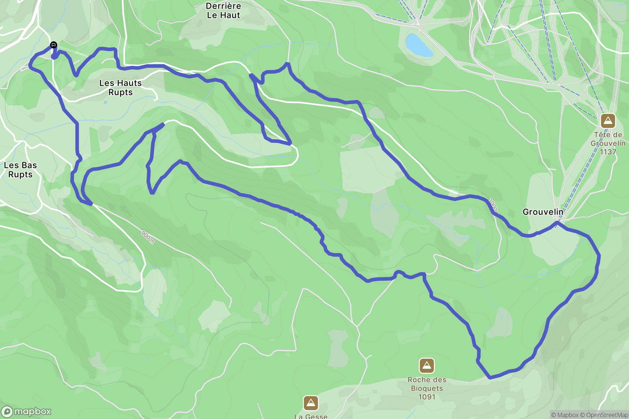 Les bas rupts: routekaart voor buitenactiviteiten - France