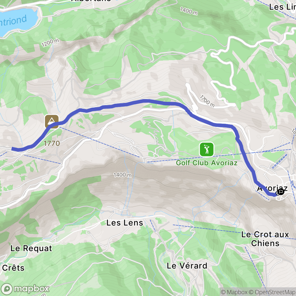 Avoriaz: routekaart voor buitenactiviteiten - France
