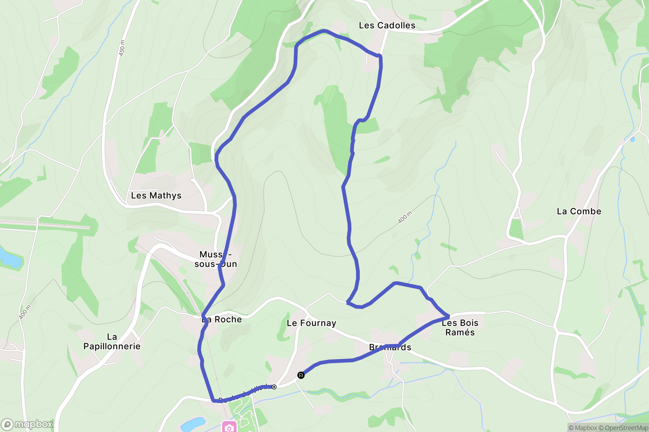 Le Fournay: routekaart voor buitenactiviteiten - France