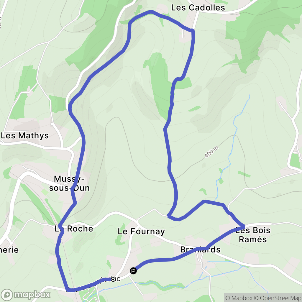 Le Fournay: routekaart voor buitenactiviteiten - France