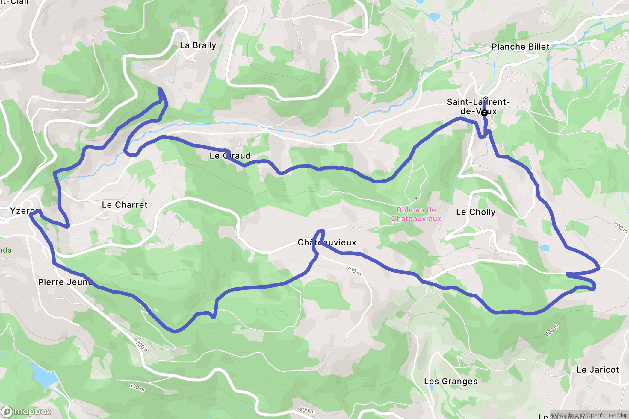 Saint-Laurent de Vaux: routekaart voor buitenactiviteiten - France