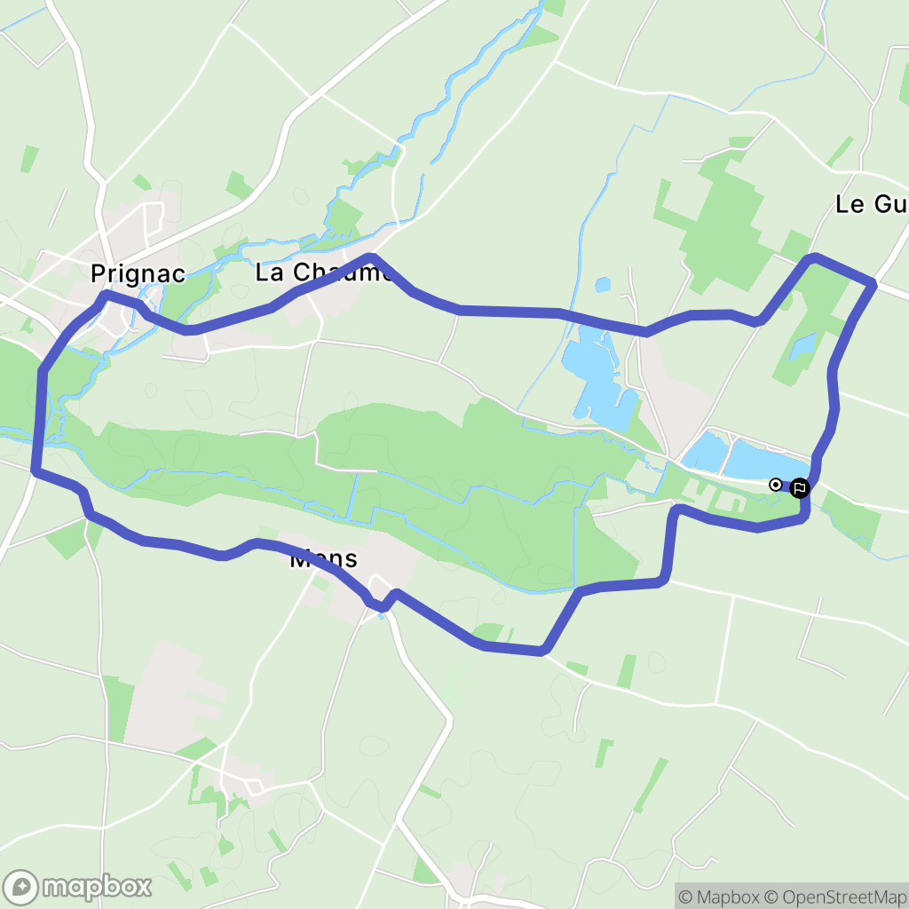 Mions, Prignac: routekaart voor buitenactiviteiten - France