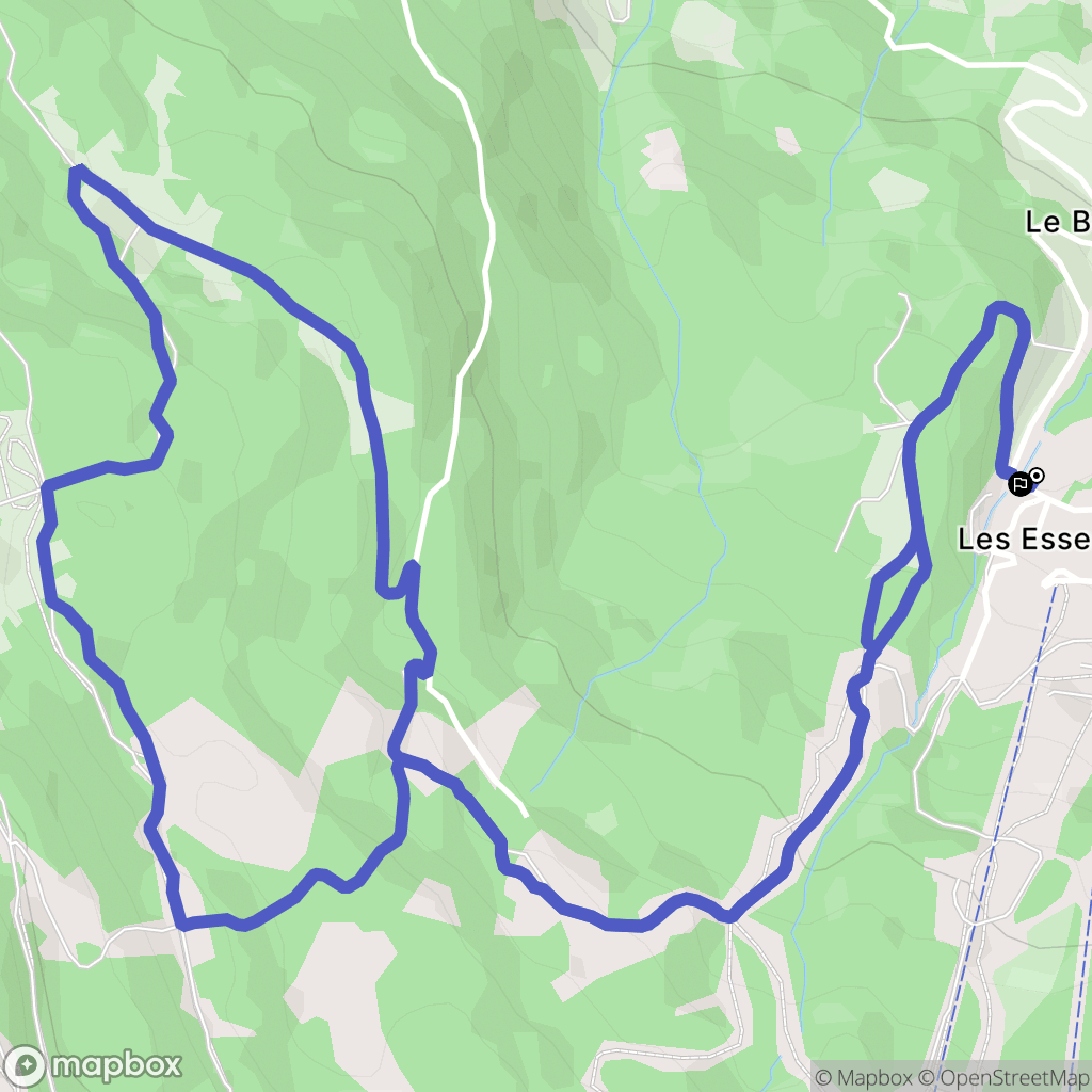 Les Esserts: routekaart voor buitenactiviteiten - France
