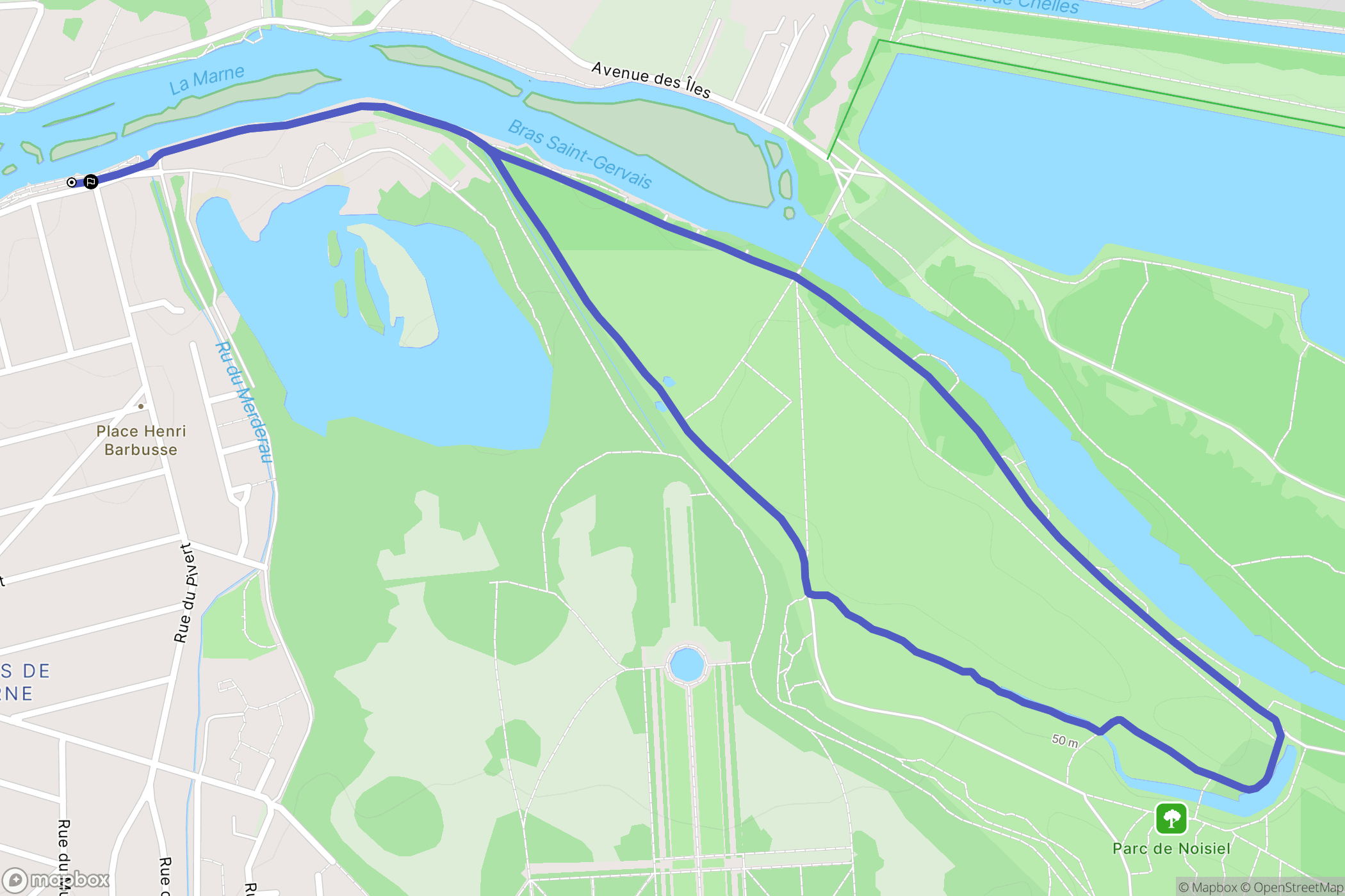 Gournay sur Marne: routekaart voor buitenactiviteiten - France