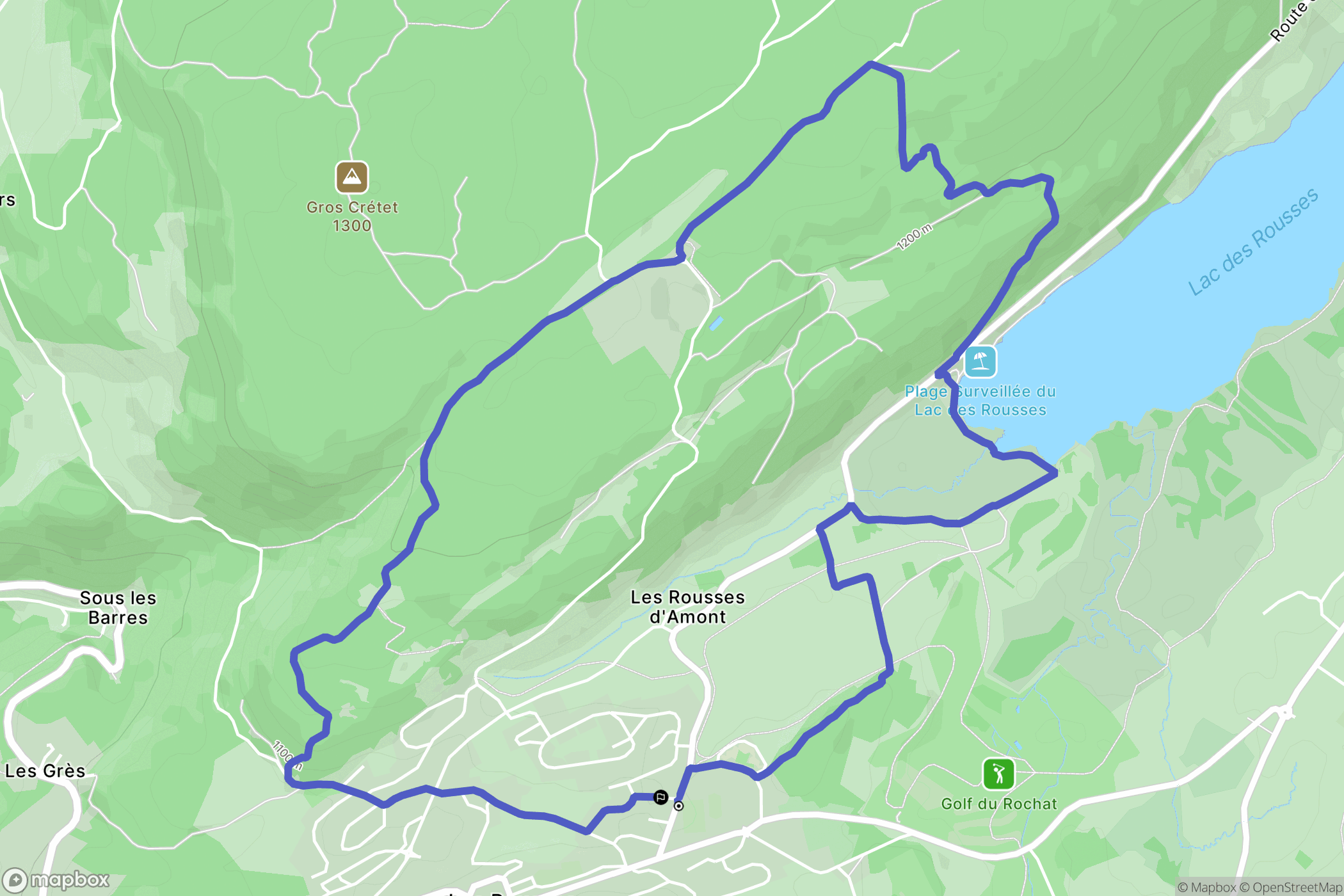 les rouses: routekaart voor buitenactiviteiten - France