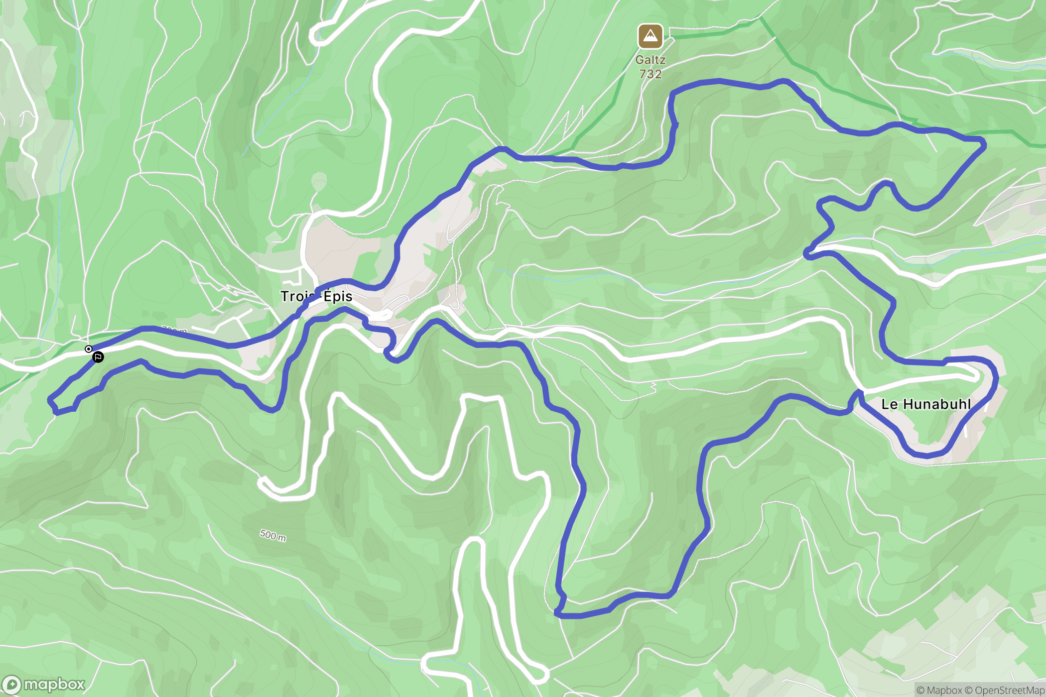 Trois-Épis,Turckheim: routekaart voor buitenactiviteiten - France