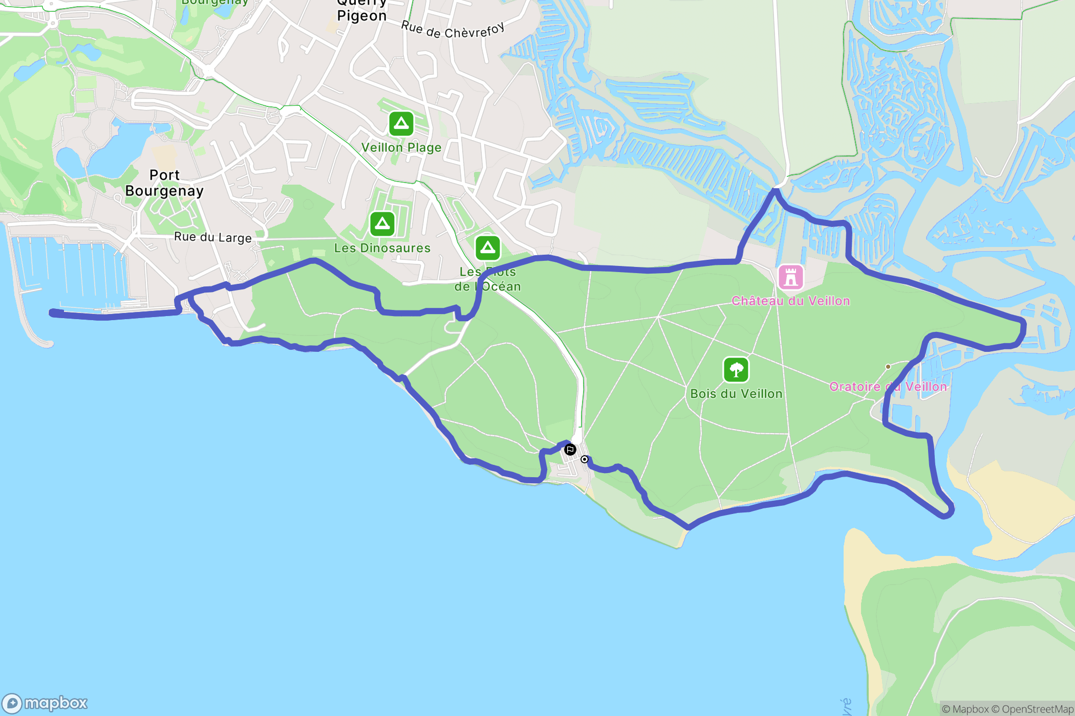 Port Bourgenay: routekaart voor buitenactiviteiten - France