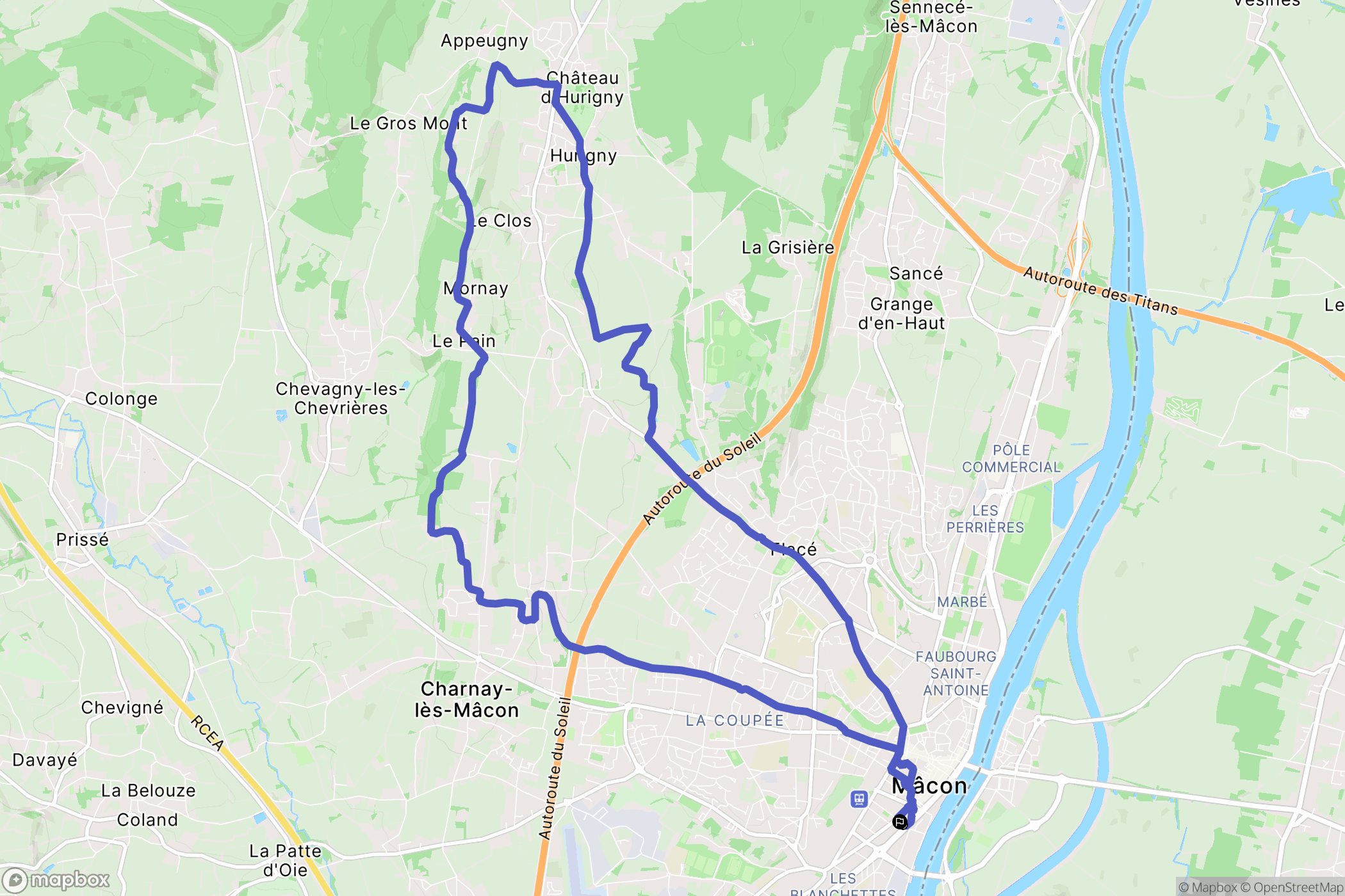 Macon: routekaart voor buitenactiviteiten - France